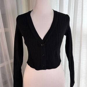 Princess Polly Black V-Neck Sweater